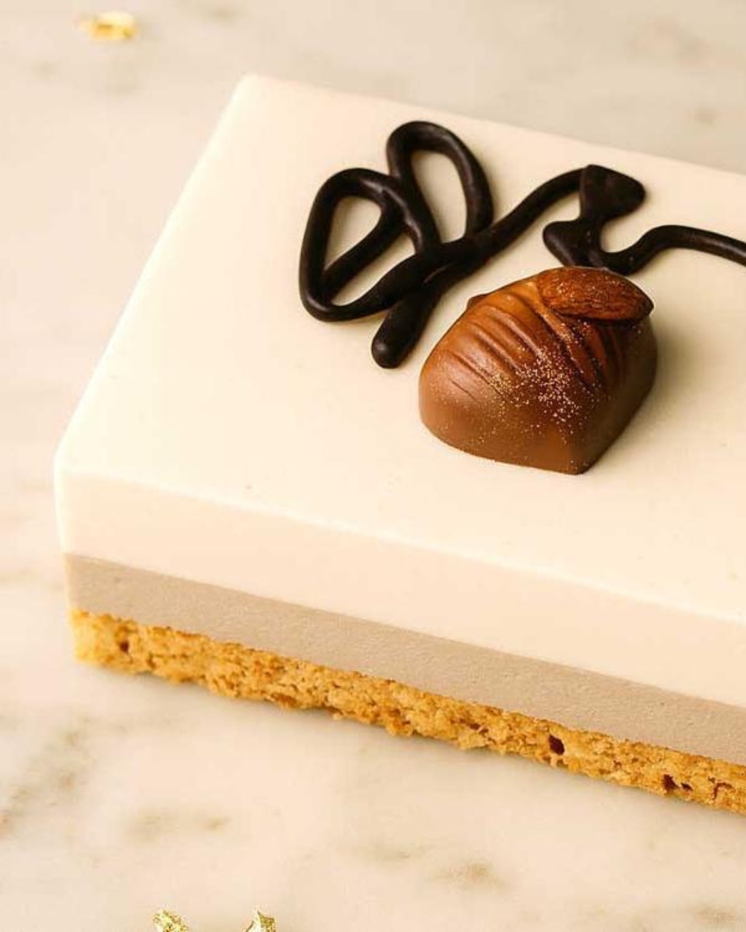 Bûche glacée saveurs d'automne