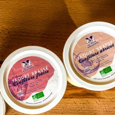 Yaourt confiture de fruits brassé -500g (Fraise)